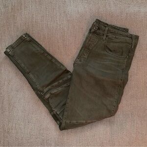 G-Star Motac 3D Men’s Slim Deconstructed Jeans in Green 31x32